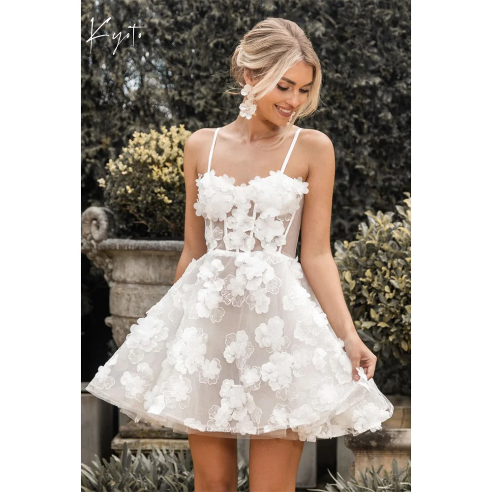 Kyoto Customized Corset Ball Gown Lace Applique Wedding Dress Thin strap Heart Neck فستان زفاف Mini Illusion Formal2025
Kyoto Customized Corset Ball Gown Lace Applique Wedding Dress Thin strap Heart Neck فستان زفاف Mini Illusion Formal2025