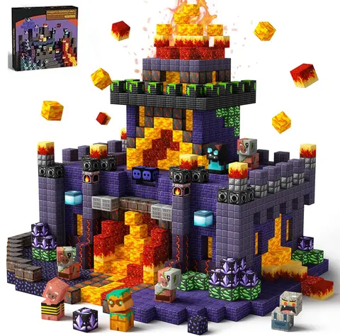 100 PCS Blocchi di Costruzione Magnetici Giocattoli Per I Bambini Impilabili Magneti Costruzione Set STEM Montessori Giocattoli Sensoriali Regalo Di Natale