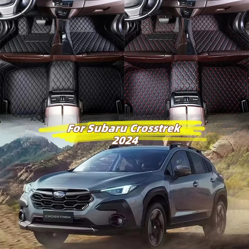 Автомобильные коврики на заказ, нескользящая искусственная кожа для Subaru Crosstrek 2024, автомобильные ковры, аксессуары для салона ног Coche
Автомобильные коврики на заказ, нескользящая искусственная кожа для Subaru Crosstrek 2024, автомобильные ковры, аксессуары для салона ног Coche