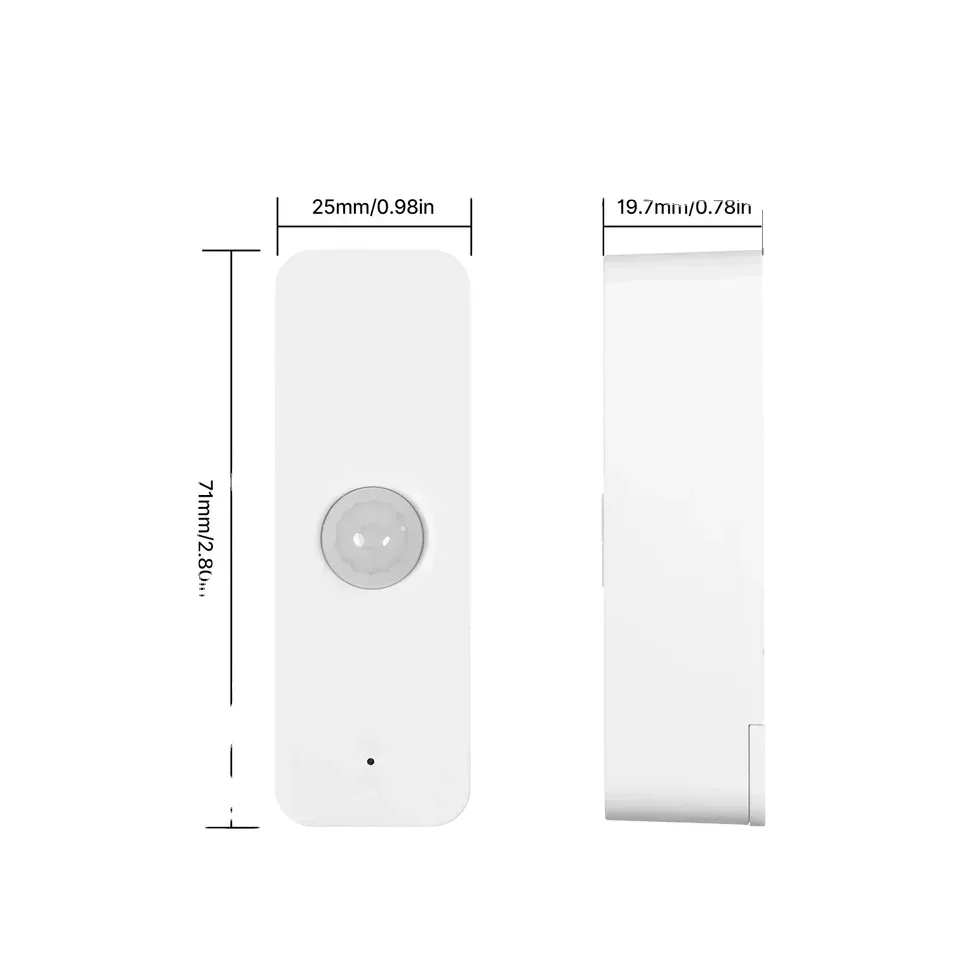 Tuya Smart PIR Sensor WiFi/ZigBee Human Body Infrared Motion Detector OLED Android Home Security Scene Linkage Automation
Tuya Smart PIR Sensor WiFi/ZigBee Human Body Infrared Motion Detector OLED Android Home Security Scene Linkage Automation