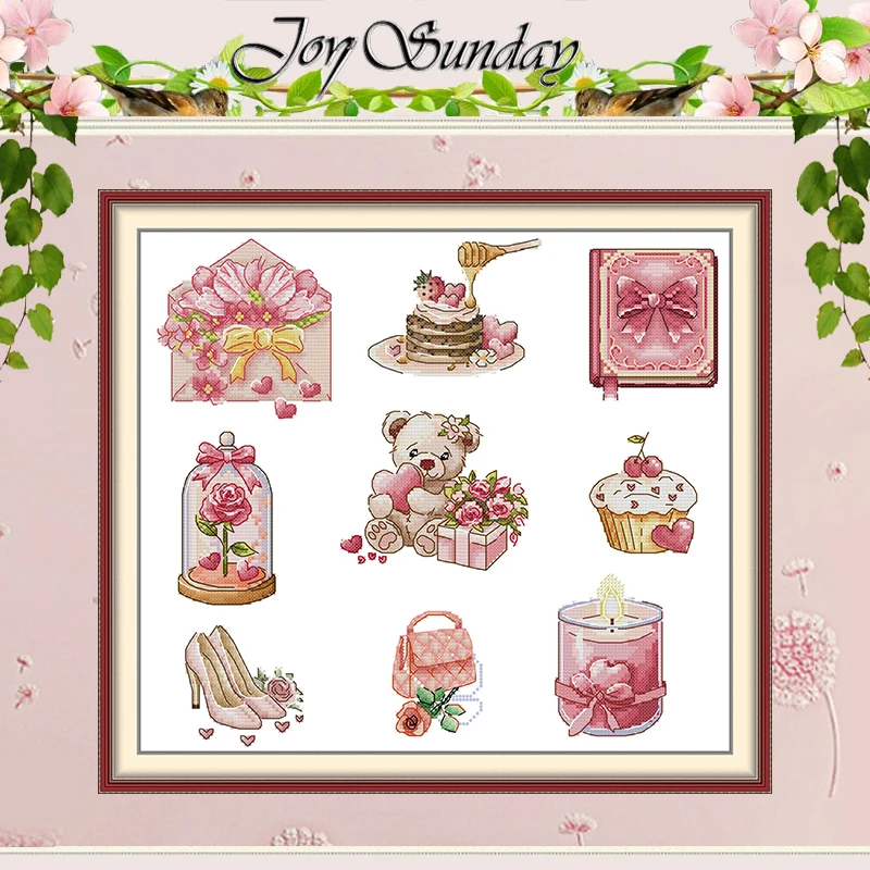 Pink Gift Patterns Counted Cross Stitch Set DIY 11CT 14CT 16CT HD Stamped DMC Cross-stitch Kit Embroidery Needlework Crafts
Pink Gift Patterns Counted Cross Stitch Set DIY 11CT 14CT 16CT HD Stamped DMC Cross-stitch Kit Embroidery Needlework Crafts