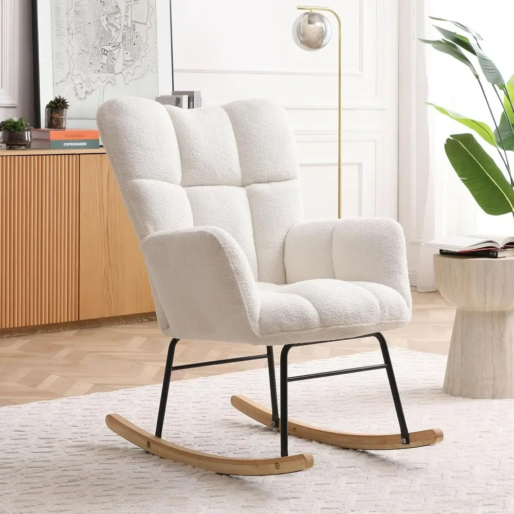 Comfy Glider Recliner Rocker Reading Chair Accent Chairs with High Backrest Armchairfor Living Room Bedroom Offices (Beige)
Comfy Glider Recliner Rocker Reading Chair Accent Chairs with High Backrest Armchairfor Living Room Bedroom Offices (Beige)
