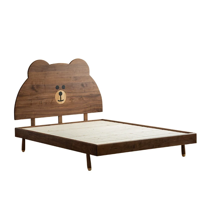 North America, Black Walnut, Bed Bedroom, Bear, Children's Room, Cartoon, Minimalist 
North America, Black Walnut, Bed Bedroom, Bear, Children's Room, Cartoon, Minimalist
