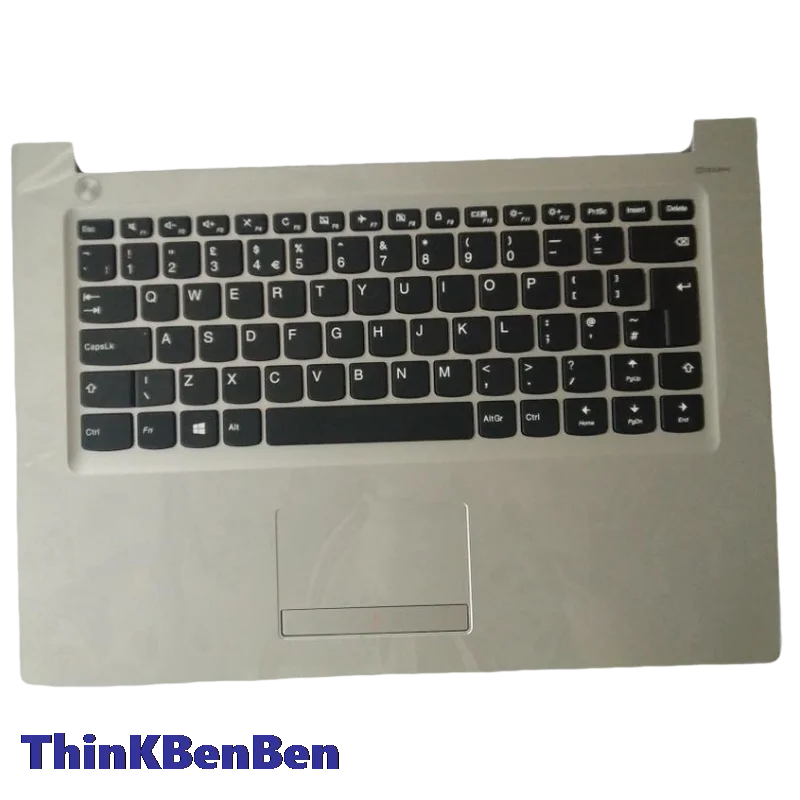 UK English Silver Keyboard Upper Case Palmrest Shell Cover For Lenovo Ideapad 310 14 14ISK 14IKB 14IAP 5CB0M29410
UK English Silver Keyboard Upper Case Palmrest Shell Cover For Lenovo Ideapad 310 14 14ISK 14IKB 14IAP 5CB0M29410