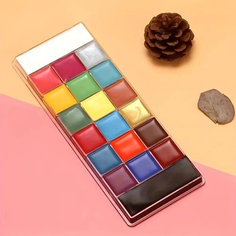 Разноцветный набор для рисования лица, красочный водонепроницаемый боди-арт, картина, клоун, моющаяся палитра для рисования лица, фестивали
Разноцветный набор для рисования лица, красочный водонепроницаемый боди-арт, картина, клоун, моющаяся палитра для рисования лица, фестивали