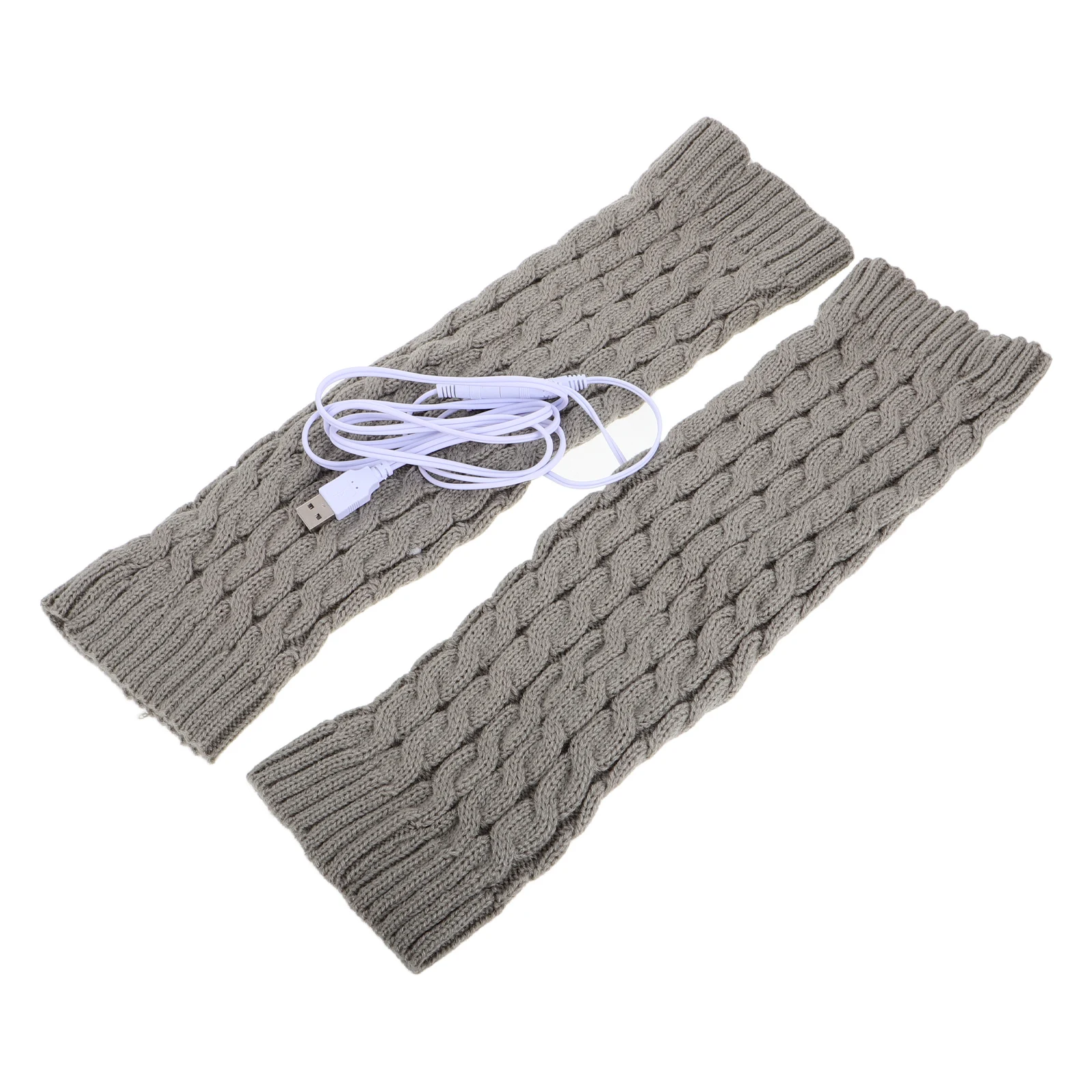 Electric Heated Socks Crochet Leg Warmers Grey Knee Sleeve Winter Cycling Thermal USB Heated Leggings for Women Men
Electric Heated Socks Crochet Leg Warmers Grey Knee Sleeve Winter Cycling Thermal USB Heated Leggings for Women Men