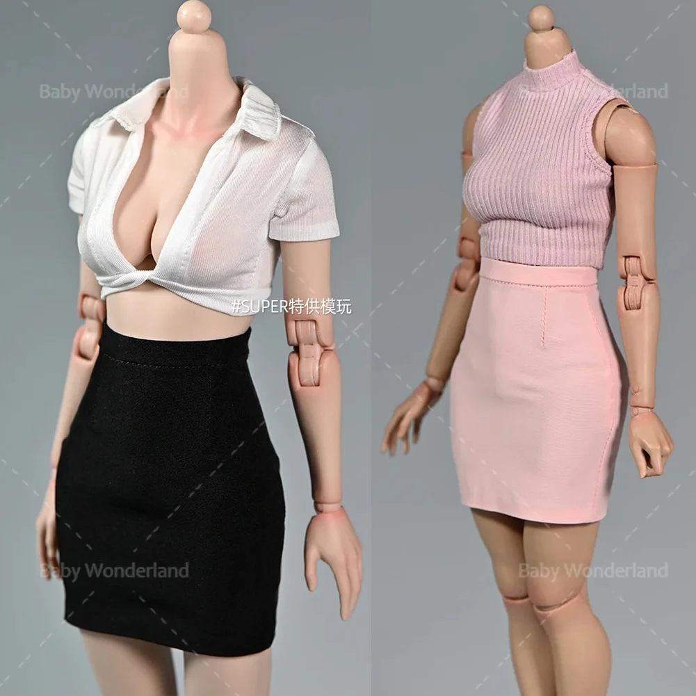 1/6 Scale Sexy V-neck Shirt High Waisted Tight Skirt Clothes Model Fit 12'' Female Soldier AT203 Action Figure Body Dolls
1/6 Scale Sexy V-neck Shirt High Waisted Tight Skirt Clothes Model Fit 12'' Female Soldier AT203 Action Figure Body Dolls