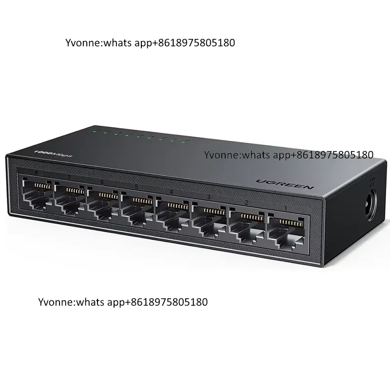 8-Port Gigabit Ethernet Switch Splitter Plug Play Wall Mount Desktop Hub Unmanaged Compact LED Fanless Quiet 1000Mbps
8-Port Gigabit Ethernet Switch Splitter Plug Play Wall Mount Desktop Hub Unmanaged Compact LED Fanless Quiet 1000Mbps