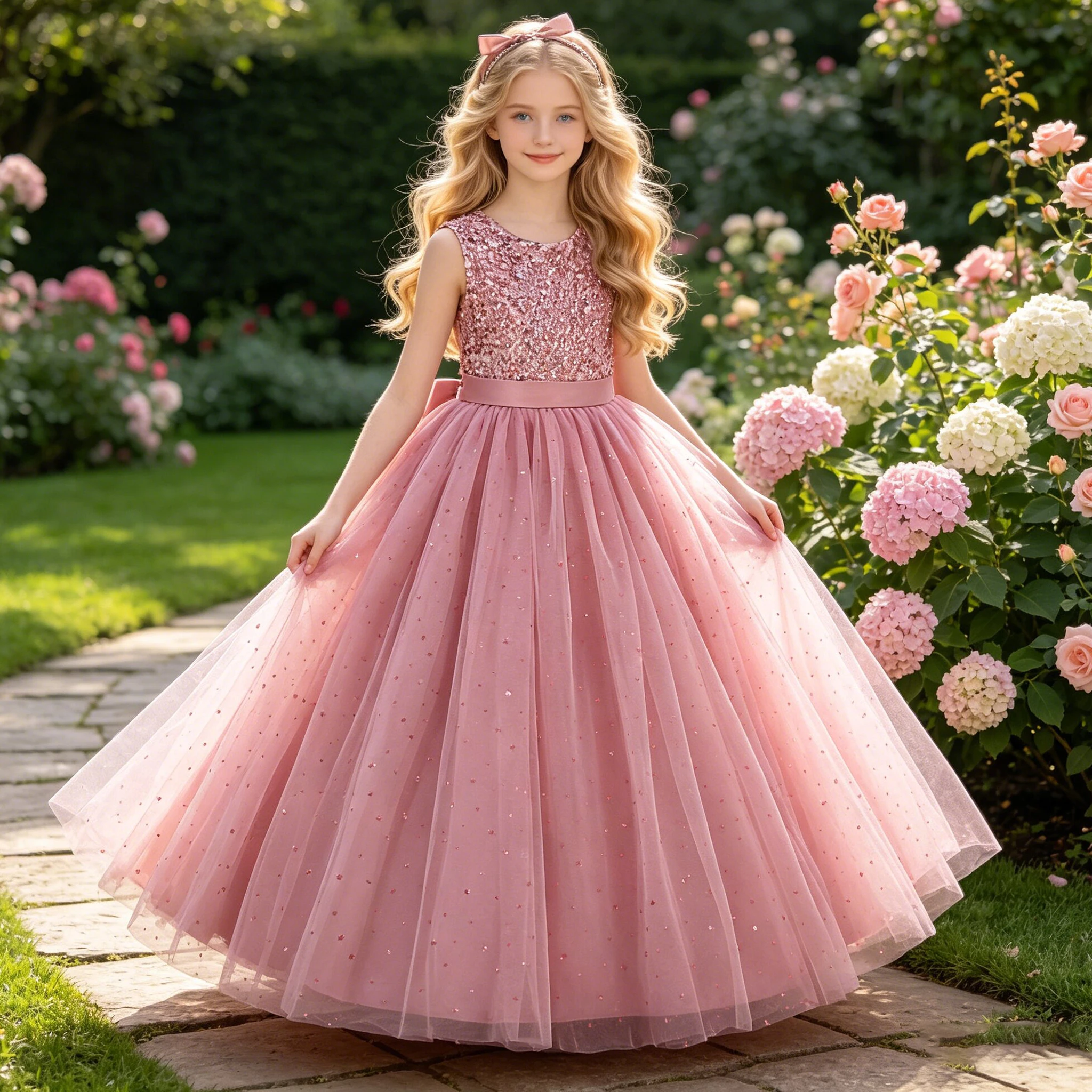 Summer Sequin Bridesmaids Party Dresses for Girls Elegant Bow Wedding Birthday Prom Girl Dress Gala Pageant Evening Kids Clothes
Summer Sequin Bridesmaids Party Dresses for Girls Elegant Bow Wedding Birthday Prom Girl Dress Gala Pageant Evening Kids Clothes