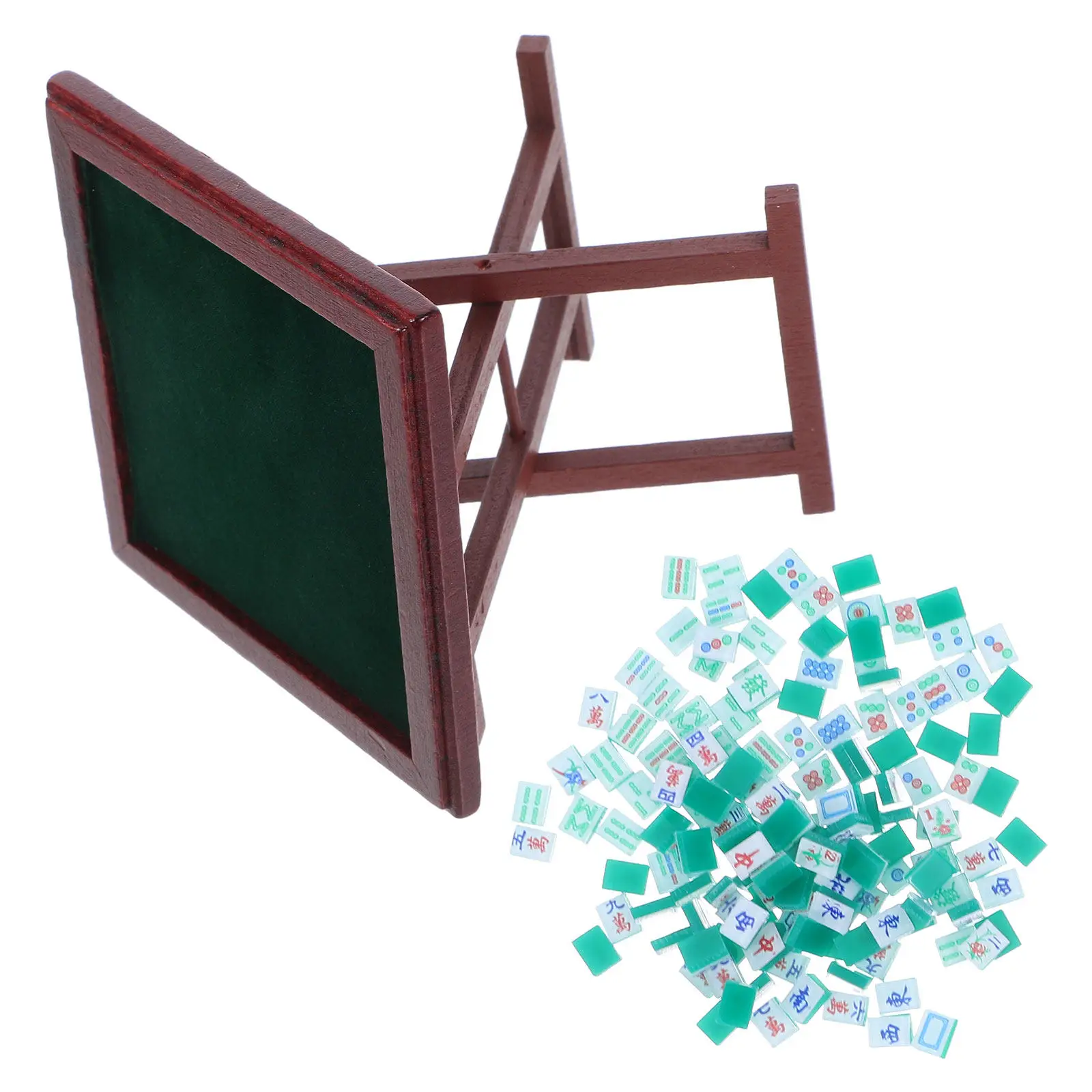 Realistic Mini Mahjong Table Set for Dollhouse Furniture Collection Highly Detailed Crafted Portable Display Decoration
Realistic Mini Mahjong Table Set for Dollhouse Furniture Collection Highly Detailed Crafted Portable Display Decoration