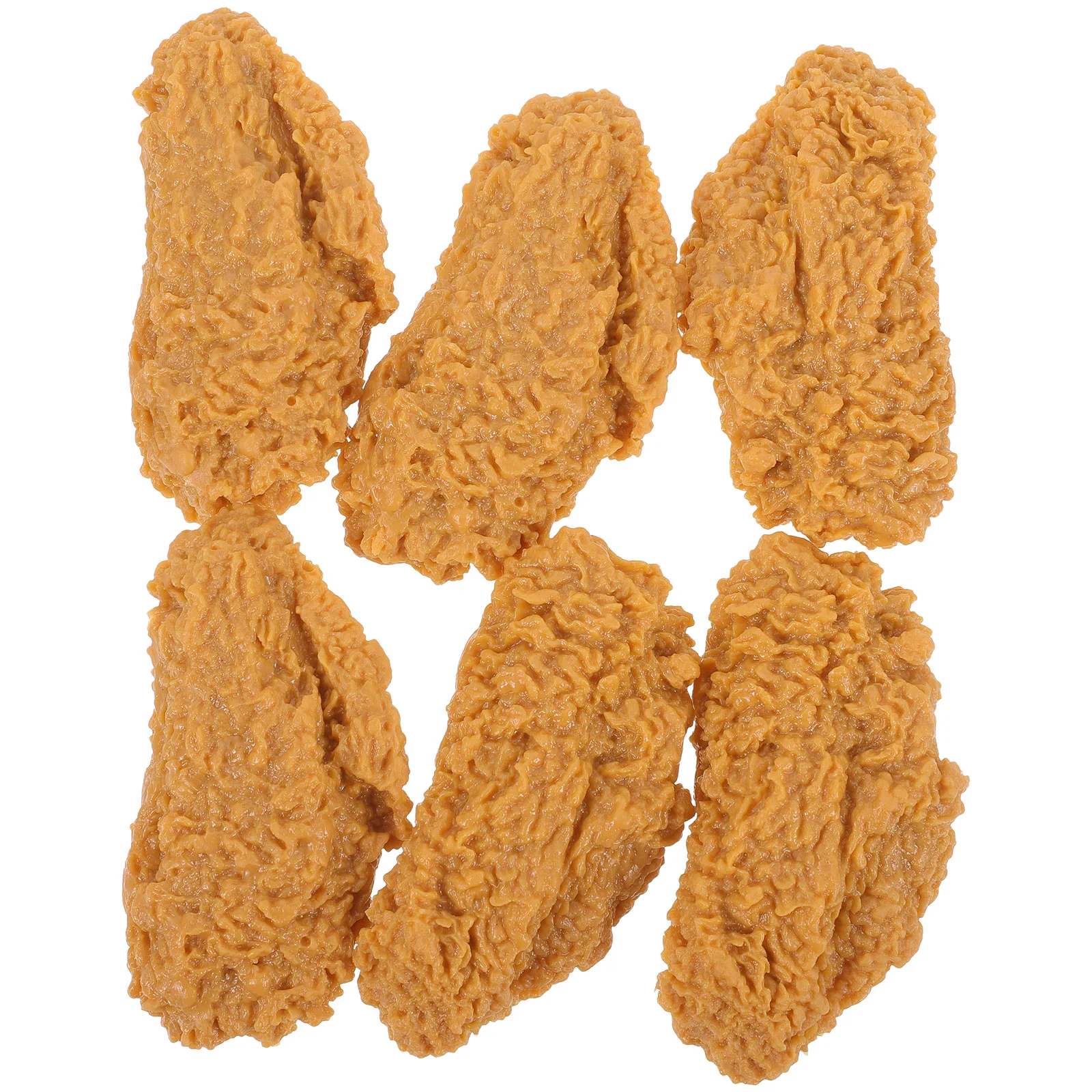 6 Pcs Simulated Chicken Fried Lovely Thighs Realistic Decor Wear-resistant Artificial Model Faux
6 Pcs Simulated Chicken Fried Lovely Thighs Realistic Decor Wear-resistant Artificial Model Faux