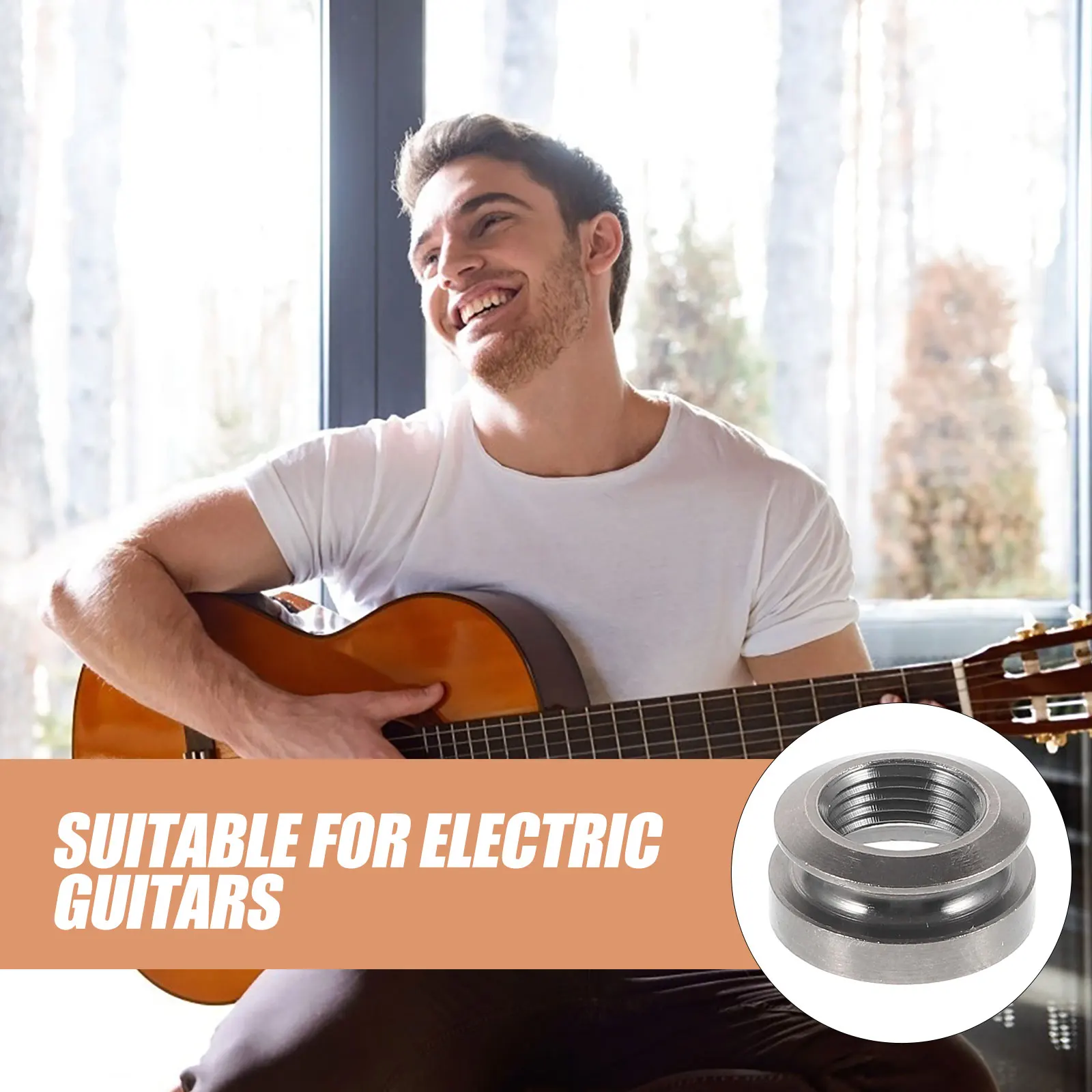 Guitar Tail Cap Strap End Knob Protection Cover Lock Buttons Electric Blocks Copper Pin
Guitar Tail Cap Strap End Knob Protection Cover Lock Buttons Electric Blocks Copper Pin
