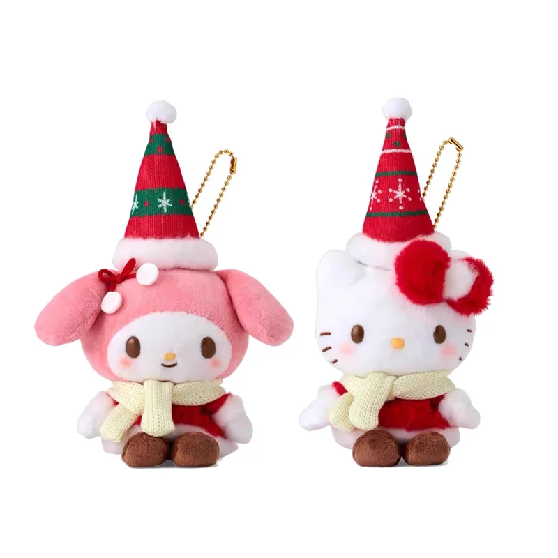 Kawaii Hello Kitty My Melody Christmas Hat Cartoon Plush Backpack Pendant Anime Sanrio Girly Heart Cute Plush Keychain Gift
Kawaii Hello Kitty My Melody Christmas Hat Cartoon Plush Backpack Pendant Anime Sanrio Girly Heart Cute Plush Keychain Gift