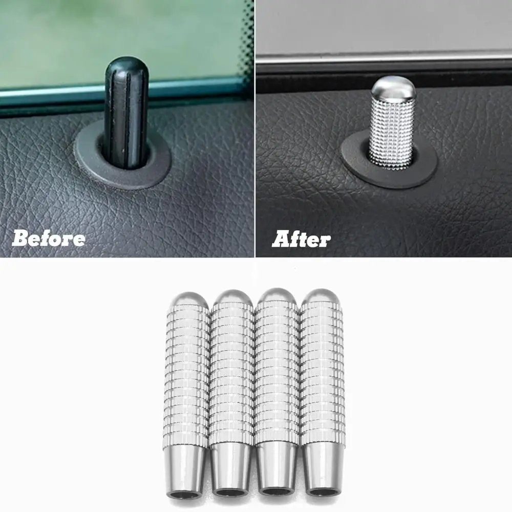 4pcs Aluminum Alloy Car Interior Lock Pin Car Door Lock Pin for Mercedes Cla Gla C E Glc Gle Glk Class W176 W205 W213 X253
4pcs Aluminum Alloy Car Interior Lock Pin Car Door Lock Pin for Mercedes Cla Gla C E Glc Gle Glk Class W176 W205 W213 X253