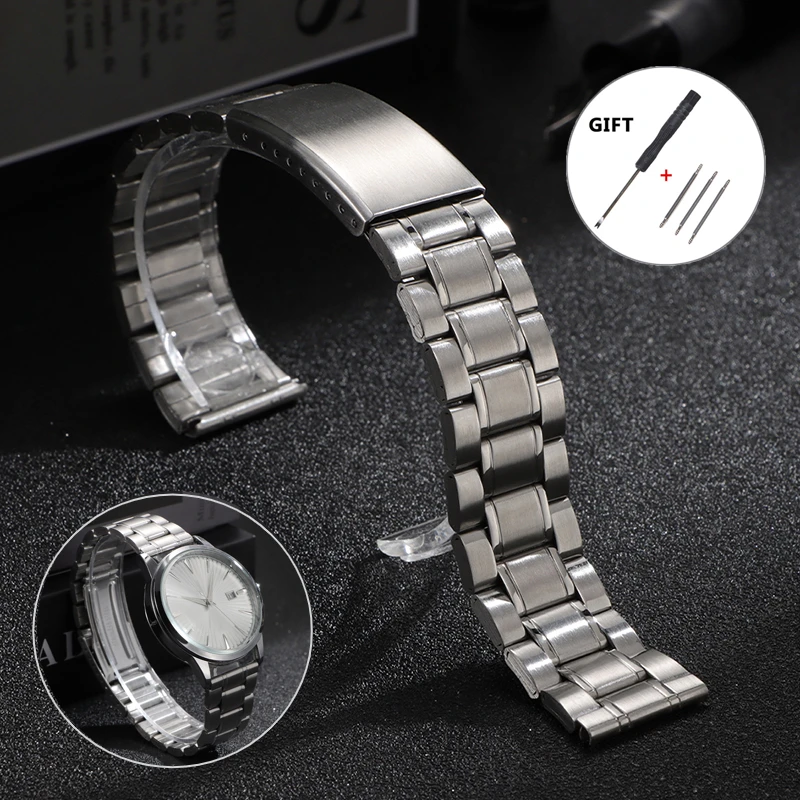 Stainless Steel Watch Band for Omega 12mm 14mm 16mm 18mm 20mm 22mm 24mm Universal Wristband for Men Women Folding Buckle
Stainless Steel Watch Band for Omega 12mm 14mm 16mm 18mm 20mm 22mm 24mm Universal Wristband for Men Women Folding Buckle