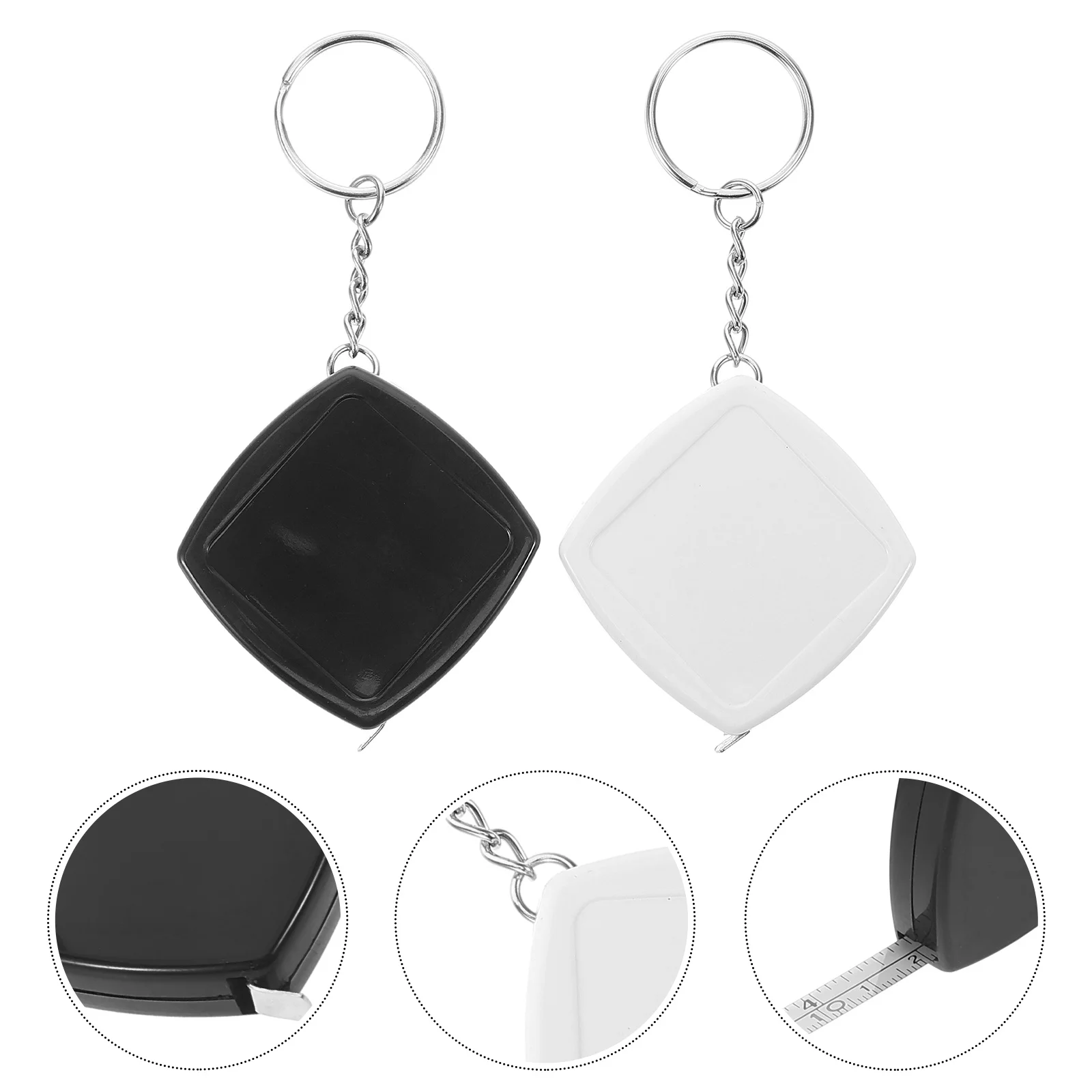 2pcs Portable Tape Measure Keychain Mini Measuring Tool Compact Steel Ruler For Diy Outdoor Millimeter Measurement Pocket-Sized
2pcs Portable Tape Measure Keychain Mini Measuring Tool Compact Steel Ruler For Diy Outdoor Millimeter Measurement Pocket-Sized