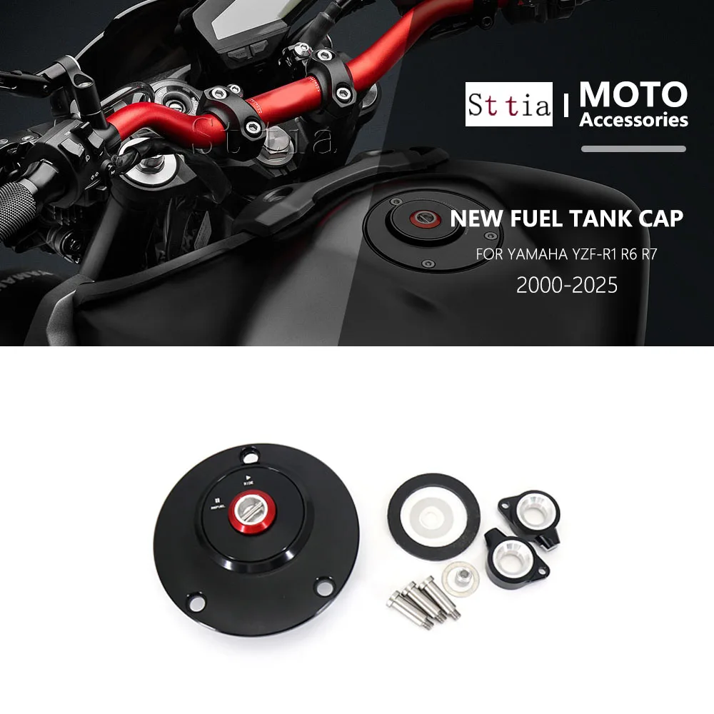 Motorcycle Accessories CNC Fuel Tank Cap Cover For Yamaha YZF-R1 YZF-R1M YZF-R6 YZF-R7 2005-2025 R1 R1M R6 R7 Gas Tank Cover
Motorcycle Accessories CNC Fuel Tank Cap Cover For Yamaha YZF-R1 YZF-R1M YZF-R6 YZF-R7 2005-2025 R1 R1M R6 R7 Gas Tank Cover