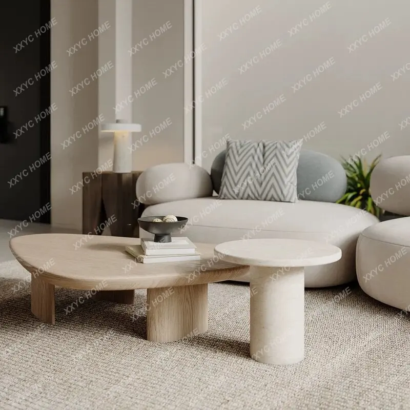 Wabi Sand Wind Medieval Solid Wood Round Coffee Table Combination Designer Chinese Hotel Lobby Coffee Table Furniture
Wabi Sand Wind Medieval Solid Wood Round Coffee Table Combination Designer Chinese Hotel Lobby Coffee Table Furniture
