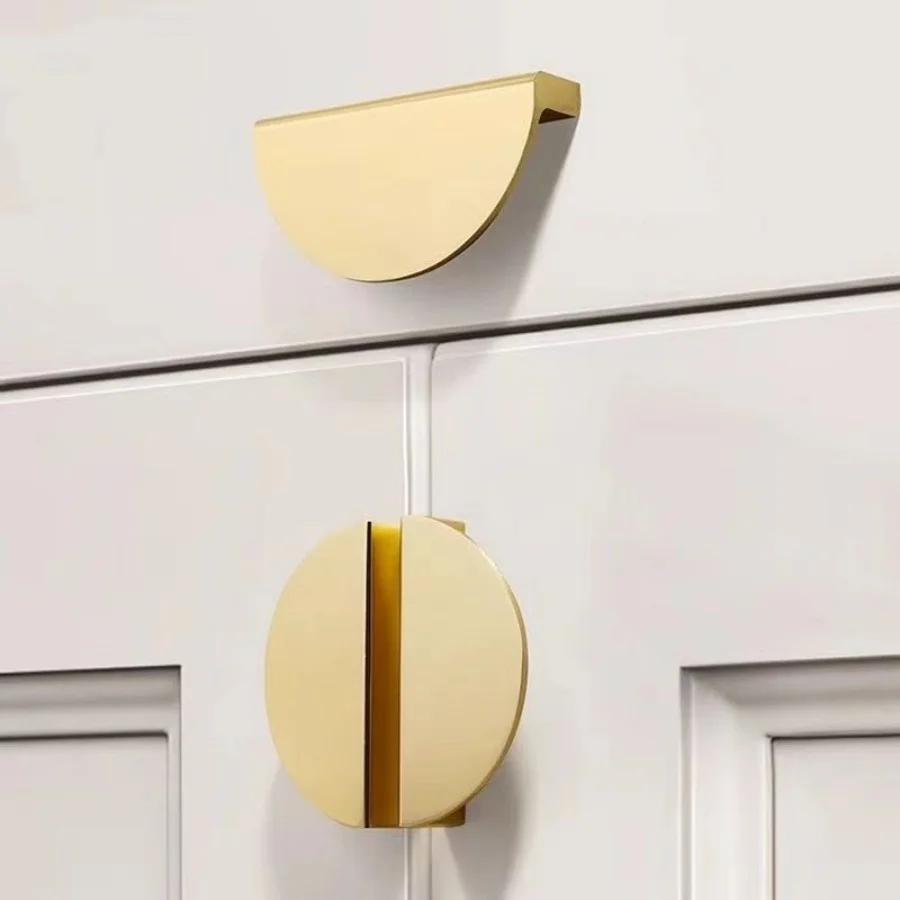Modern Simple Black Gold Semicircle Counter Cabinets Drawer Knobs Furniture Handles Kitchen Cupboard Door Handles Pulls Hardware
Modern Simple Black Gold Semicircle Counter Cabinets Drawer Knobs Furniture Handles Kitchen Cupboard Door Handles Pulls Hardware