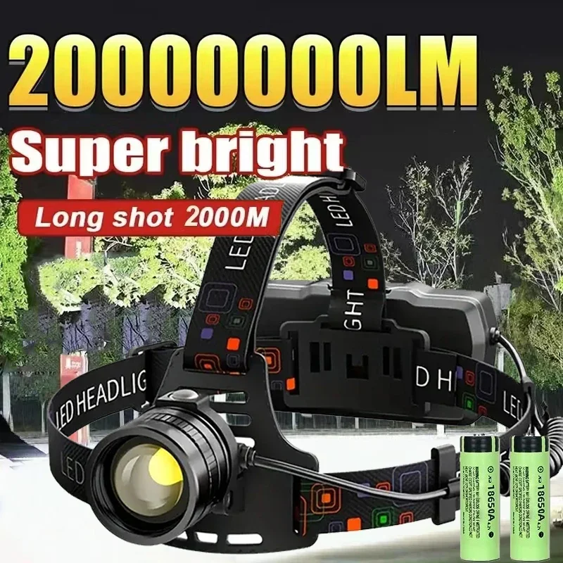 USB Rechargeable Aluminum Alloy Headlamp Super Bright Front Head Lamp 3 Lighting Modes Zoomable Head Lights Forehead Light
USB Rechargeable Aluminum Alloy Headlamp Super Bright Front Head Lamp 3 Lighting Modes Zoomable Head Lights Forehead Light