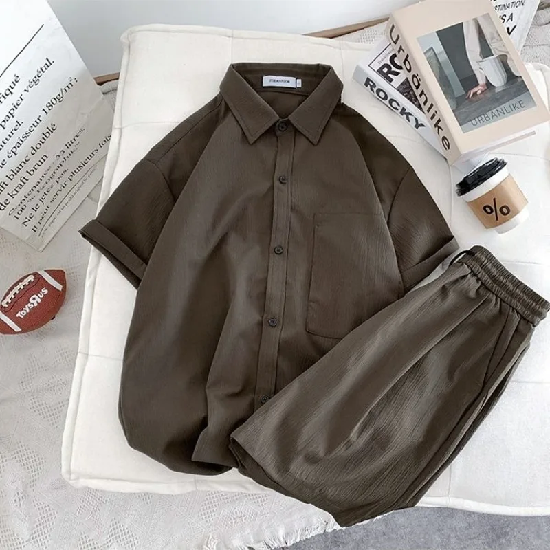 Oversized Cotton Linen 2 Piece Set Men's Loose Fit Shirt Shorts for Big Size Summer Wear
Oversized Cotton Linen 2 Piece Set Men's Loose Fit Shirt Shorts for Big Size Summer Wear