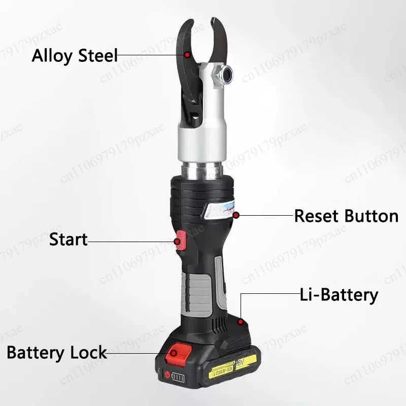 Straight Handheld Rechargeable Hydraulic Cable Cutter Portable Wire Cutting Tool EK-40C
Straight Handheld Rechargeable Hydraulic Cable Cutter Portable Wire Cutting Tool EK-40C