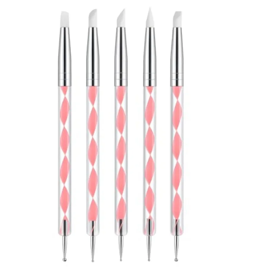 5 Pack Crome Applicator Nails Nail-Art ure Pen Dotting Tools Dual-Ended Nail Art Dotting Tools Silicone Nail Polis es Carng Dr
5 Pack Crome Applicator Nails Nail-Art ure Pen Dotting Tools Dual-Ended Nail Art Dotting Tools Silicone Nail Polis es Carng Dr