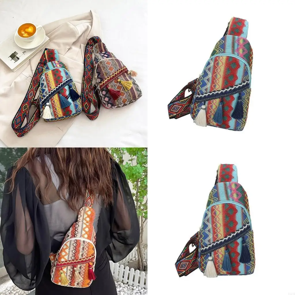 Nylon Crossbody Bag Bohemian Slings Backpack Chest Bag Small Slings Bag
Nylon Crossbody Bag Bohemian Slings Backpack Chest Bag Small Slings Bag