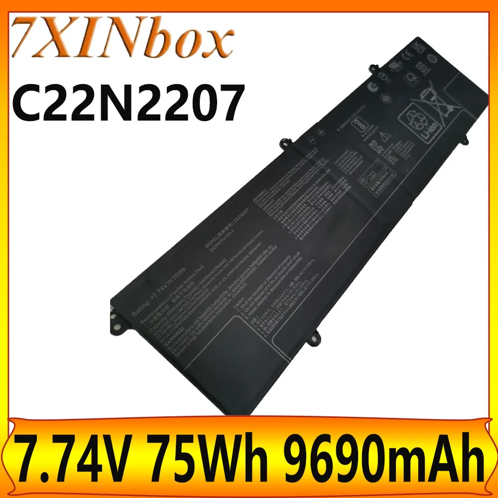 7XINbox 75 Втч C22N2207 7,74 В 9690 мАч Аккумулятор для ноутбука ASUS VIVOBOOK S14 K5404VA K5504VAB S15 K5504VA K5504VN 5504VN серии
7XINbox 75 Втч C22N2207 7,74 В 9690 мАч Аккумулятор для ноутбука ASUS VIVOBOOK S14 K5404VA K5504VAB S15 K5504VA K5504VN 5504VN серии