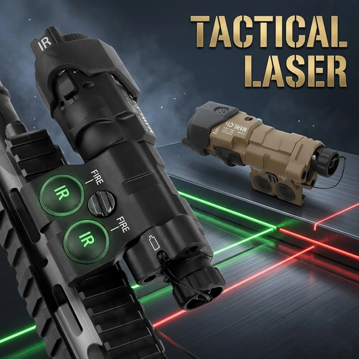 Tactical Laser Sight MAWL-C1 Red Green Laser Flashlight Combo Picatinny Rail Mount Airsoft Hunting Rifle Gun Multif Accessories
Tactical Laser Sight MAWL-C1 Red Green Laser Flashlight Combo Picatinny Rail Mount Airsoft Hunting Rifle Gun Multif Accessories