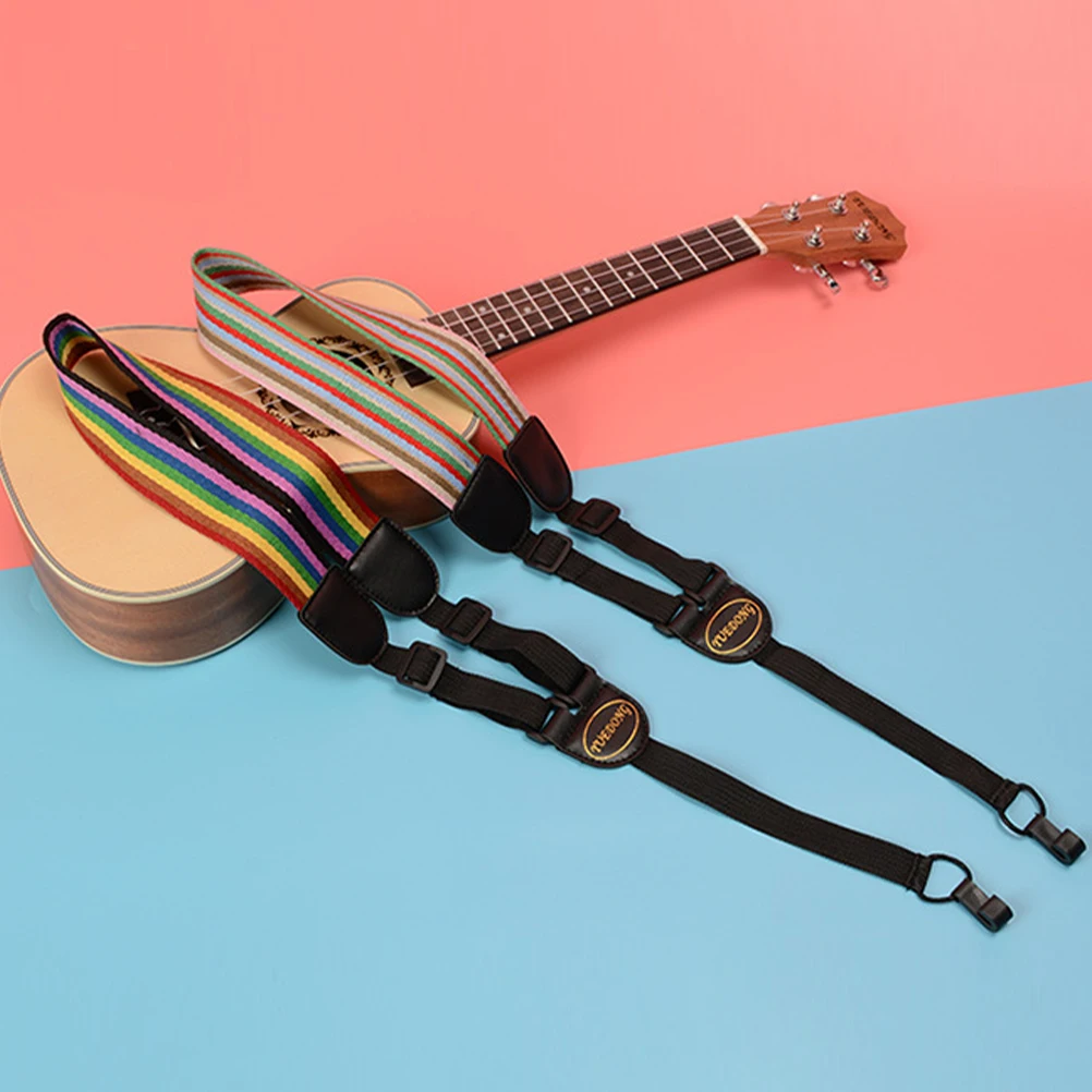 Ukulele Strap Adjustable Polyester Shoulder Guitar Straps for Kids Adults Bass Ballad Anti Wear Tear Strong Capacity Decorative 
Ukulele Strap Adjustable Polyester Shoulder Guitar Straps for Kids Adults Bass Ballad Anti Wear Tear Strong Capacity Decorative
