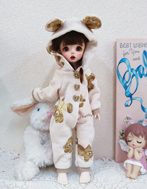 1/6 Bjd doll Crawler suit hooded bear ears 30cm toy cloth (Fit ,Azone,ICY, JerryB, 1/6 Doll Accessories)126081
1/6 Bjd doll Crawler suit hooded bear ears 30cm toy cloth (Fit ,Azone,ICY, JerryB, 1/6 Doll Accessories)126081