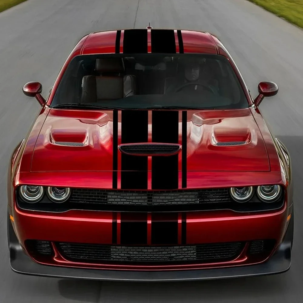 Car Engine Hood Body Stickers For Dodge Challenger SXT RT Racing Stripe Style Rear Trunk Vinyl Decals Car Decoration Accessories
Car Engine Hood Body Stickers For Dodge Challenger SXT RT Racing Stripe Style Rear Trunk Vinyl Decals Car Decoration Accessories