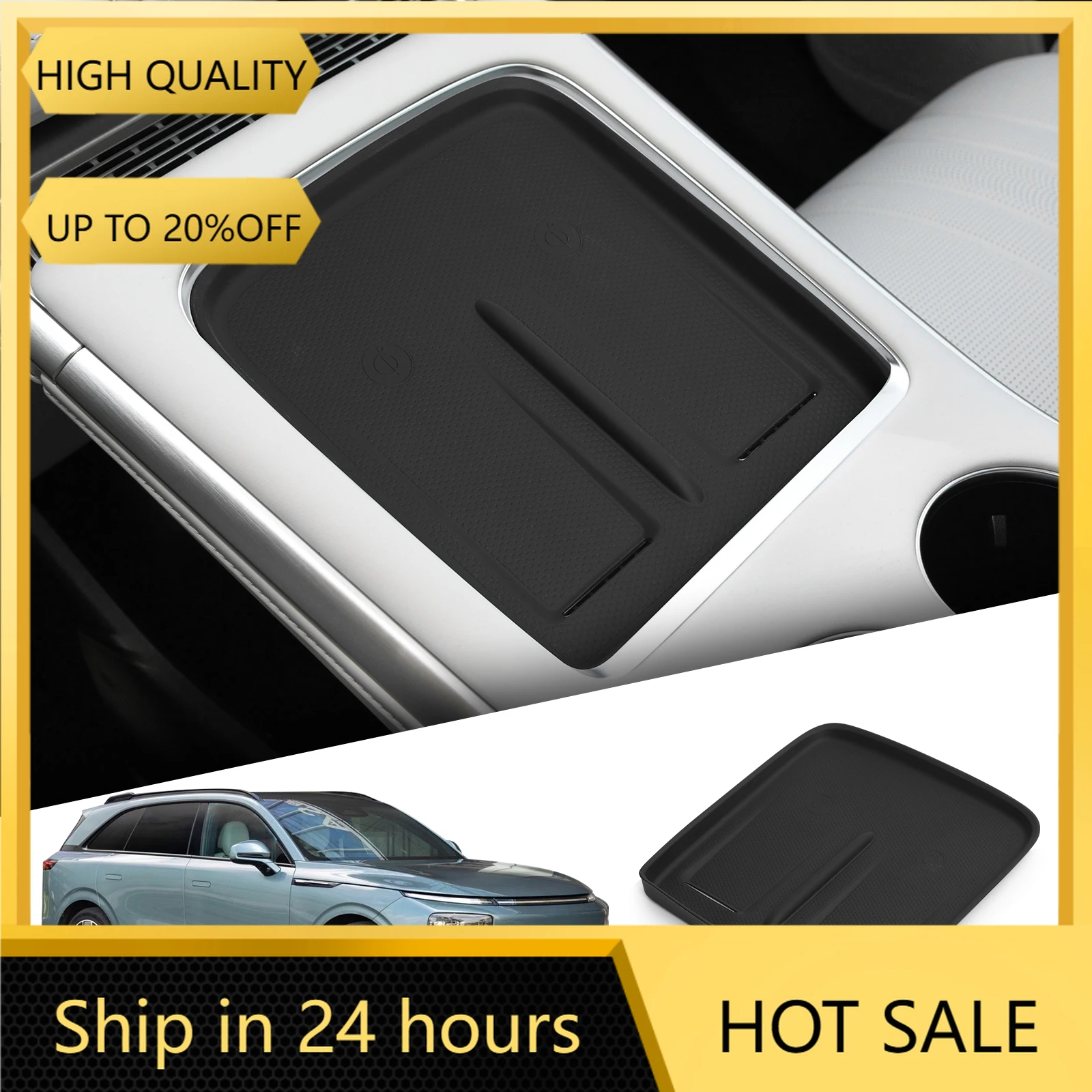 НОВИНКА для Xpeng G9 2024, автомобильная противоскользящая накладка, силиконовая центральная консоль, беспроводное зарядное устройство, аксессуары для интерьера, черный
НОВИНКА для Xpeng G9 2024, автомобильная противоскользящая накладка, силиконовая центральная консоль, беспроводное зарядное устройство, аксессуары для интерьера, черный