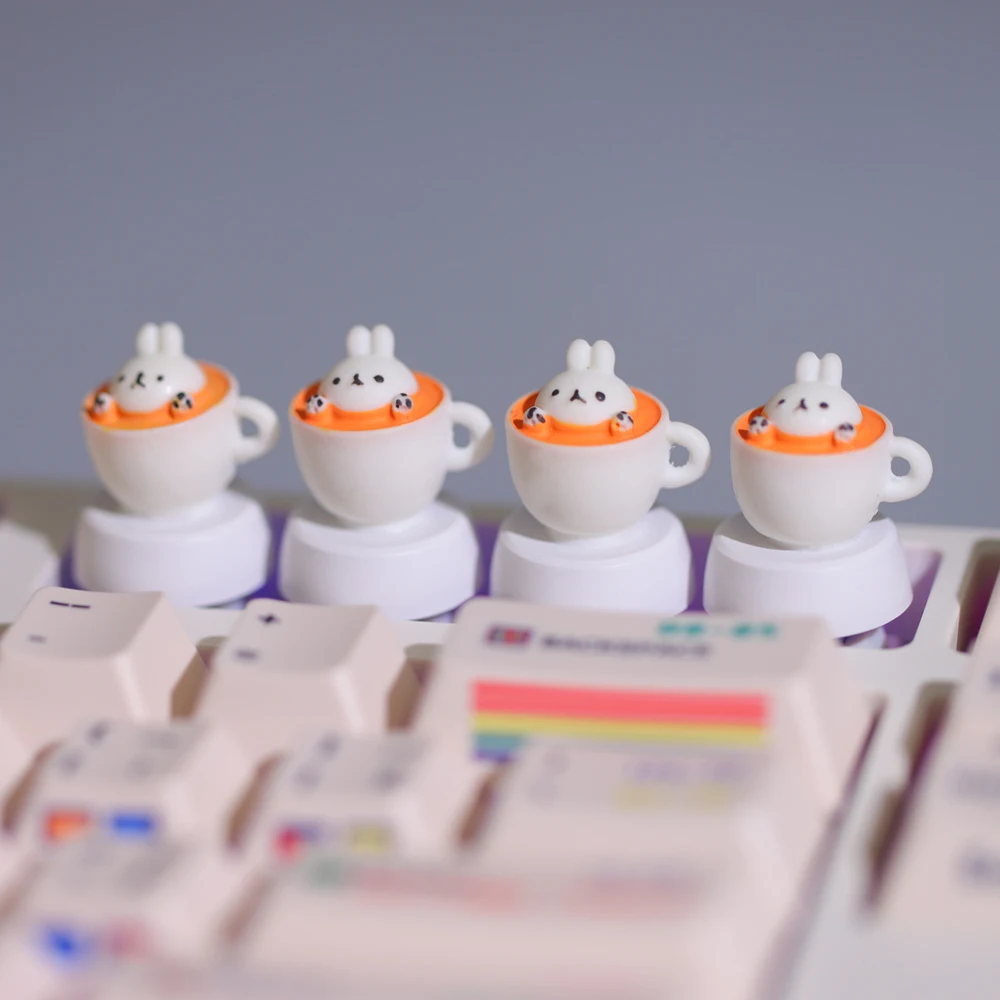 Rabbit Keycaps Personalized Three-dimensional Cute Cartoon Keycap For Cross Axis Mechanical Keyboard Custom Keyboard Replacement
Rabbit Keycaps Personalized Three-dimensional Cute Cartoon Keycap For Cross Axis Mechanical Keyboard Custom Keyboard Replacement
