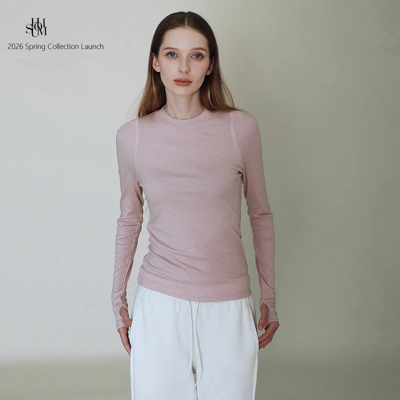 uomi American Sle Long Sve Woolen T-irt Women's Slim Fit Casual f High Collar Top for Yoga Travel op Commuting
uomi American Sle Long Sve Woolen T-irt Women's Slim Fit Casual f High Collar Top for Yoga Travel op Commuting