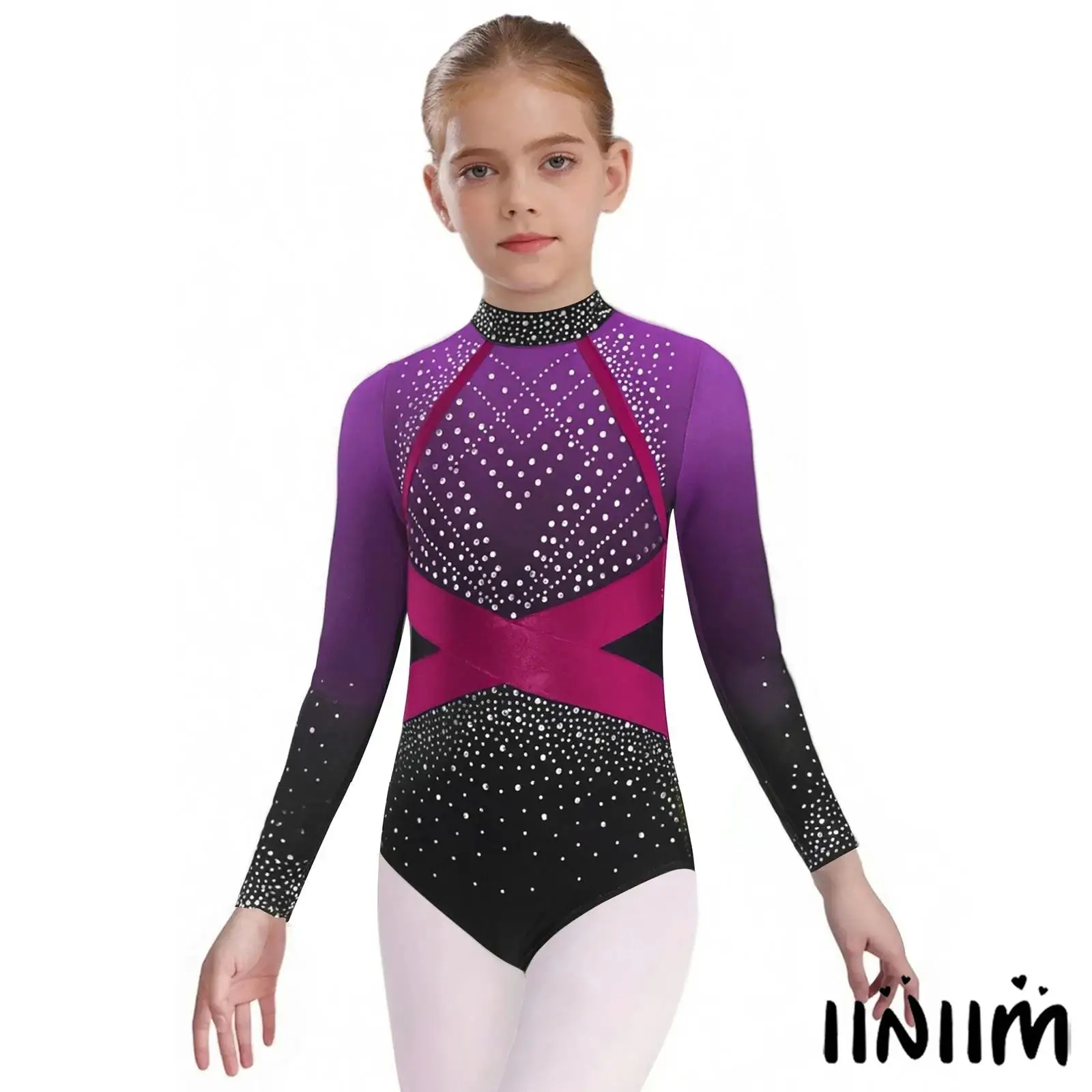 3Pcs/Set Kids Girls Gymnastics Figure Skating Dance Outfit Long Sleeve Sparkly Rhinestone Lyrical Leotard+Vest Top+Leggings
3Pcs/Set Kids Girls Gymnastics Figure Skating Dance Outfit Long Sleeve Sparkly Rhinestone Lyrical Leotard+Vest Top+Leggings