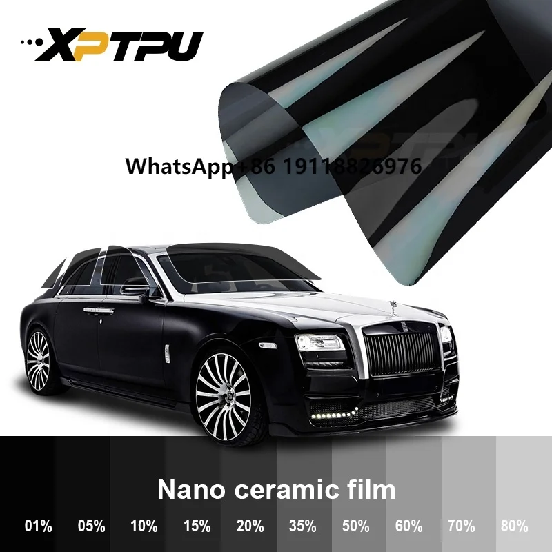 XPTPU Car Window Tinting Film 99% UV Protection Tinting Film 5% 15% 20% 35% VLT Nano Ceramic
XPTPU Car Window Tinting Film 99% UV Protection Tinting Film 5% 15% 20% 35% VLT Nano Ceramic