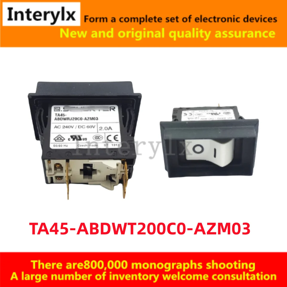 1Pcs/Lot Original SCHURTER TA45-ABDWT200C0-AZM03 TA45-ABDWT200 4-pin medical switch 2.0A
1Pcs/Lot Original SCHURTER TA45-ABDWT200C0-AZM03 TA45-ABDWT200 4-pin medical switch 2.0A