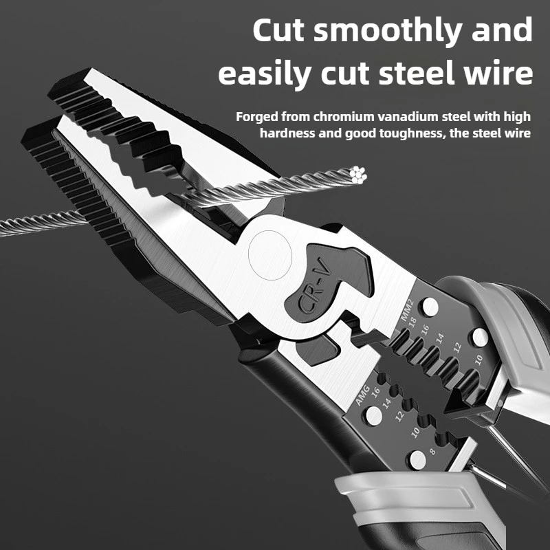 Universal Multifunctional Diagonal Pliers Needle Nose Pliers Hardware Tools 2025 Universal Wire Cutters Electrician Wire Pliers
Universal Multifunctional Diagonal Pliers Needle Nose Pliers Hardware Tools 2025 Universal Wire Cutters Electrician Wire Pliers