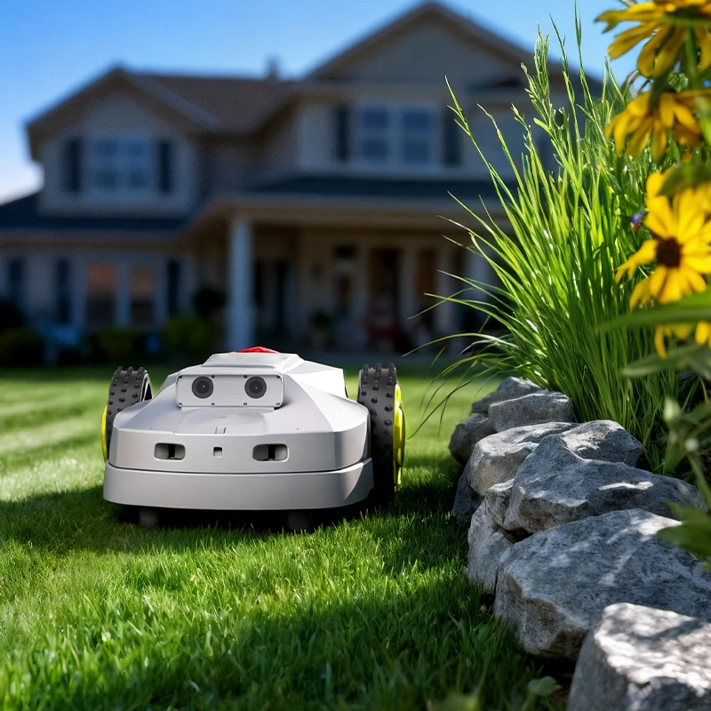 1.5 acres of ultra-quiet self-charging application control robot lawn mower with RTK + 4 eye vision mapping and anti-theft
1.5 acres of ultra-quiet self-charging application control robot lawn mower with RTK + 4 eye vision mapping and anti-theft