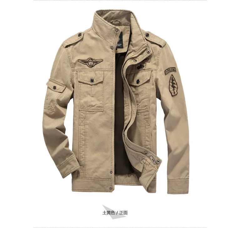Spring and autumn Europe and America men's cotton large size men's coat casual cargo jacket
Spring and autumn Europe and America men's cotton large size men's coat casual cargo jacket