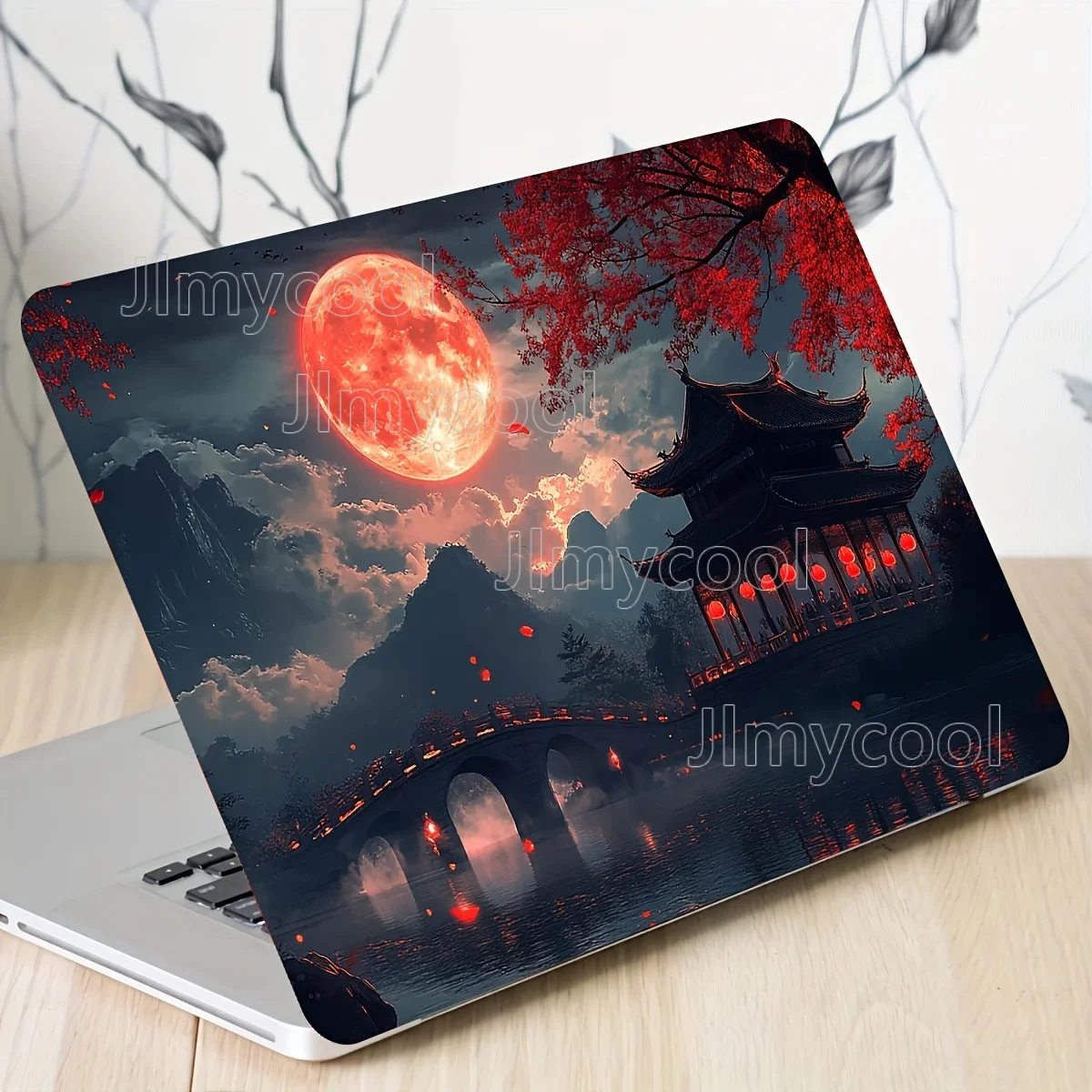 Vinyl Laptop Film - Traditional Chinese Landscape Moon Shadow Red Leaf Tower View Scratch-resistant and Self-adhesive
Vinyl Laptop Film - Traditional Chinese Landscape Moon Shadow Red Leaf Tower View Scratch-resistant and Self-adhesive