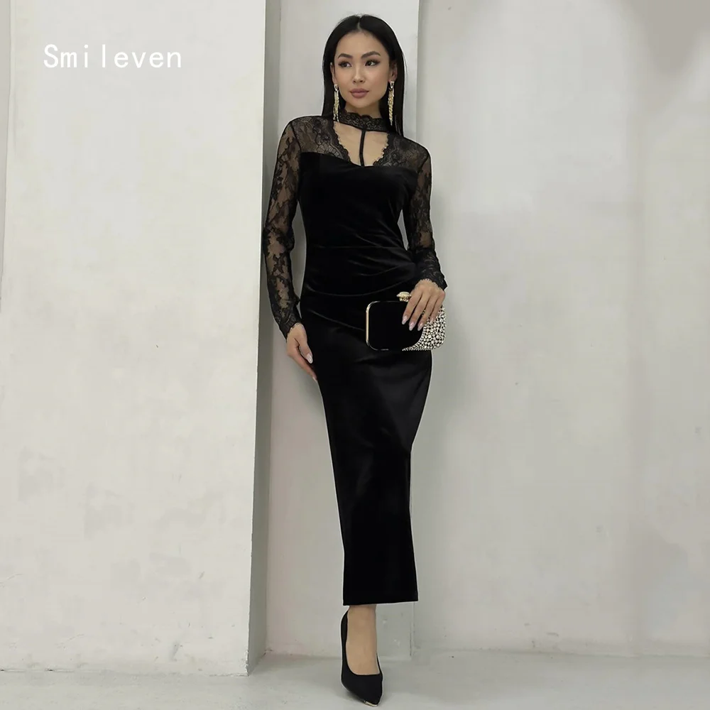 Smileven Sexy Mermaid Prom Dress Halter Cultivating Oneself Party Gowns Appliques Lace Occassion Dress Customized 2026
Smileven Sexy Mermaid Prom Dress Halter Cultivating Oneself Party Gowns Appliques Lace Occassion Dress Customized 2026