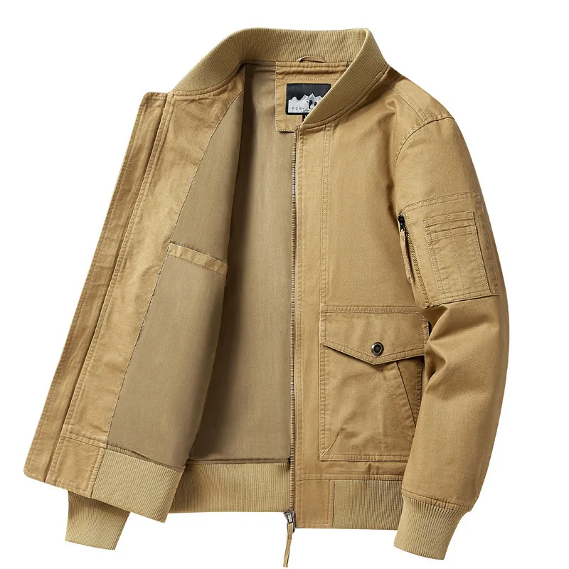 2023 Spring and Autumn New Jacket Men's Loose Large Tough Men's Wear Washed Cotton Men's Coat
2023 Spring and Autumn New Jacket Men's Loose Large Tough Men's Wear Washed Cotton Men's Coat