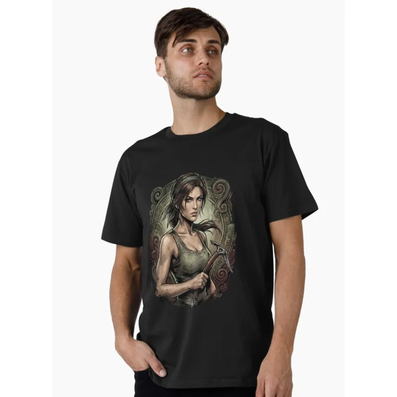 80s Retro video game Tomb Raider 0401 Lara Croft Gift t shirt for men 100% cotton printed Graphic Clothes All size Tops S-6XL
80s Retro video game Tomb Raider 0401 Lara Croft Gift t shirt for men 100% cotton printed Graphic Clothes All size Tops S-6XL