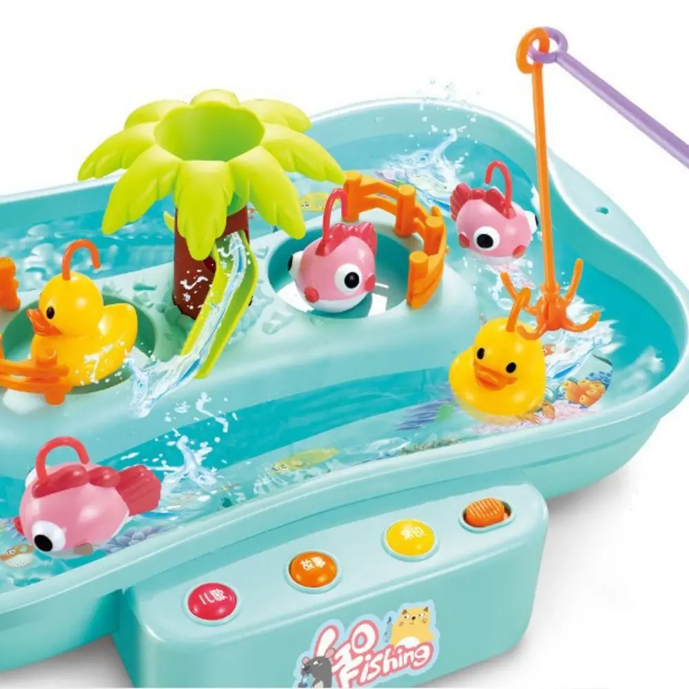 Electric Music Spinning Fishing Game Fishing Play Learning Duck Fishing Child Games Montessori Animal Water Table Fishing Toy
Electric Music Spinning Fishing Game Fishing Play Learning Duck Fishing Child Games Montessori Animal Water Table Fishing Toy