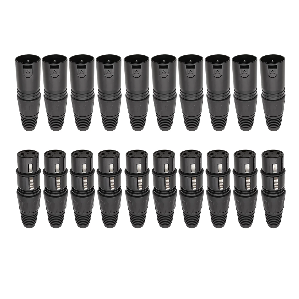 10 пар разъемов XLR, 3-контактный разъем «папа» и «мама», аудиокабели для микрофона, разъем типа пайки, микрофон, аудио, 3-полюсная розетка XLR
10 пар разъемов XLR, 3-контактный разъем «папа» и «мама», аудиокабели для микрофона, разъем типа пайки, микрофон, аудио, 3-полюсная розетка XLR