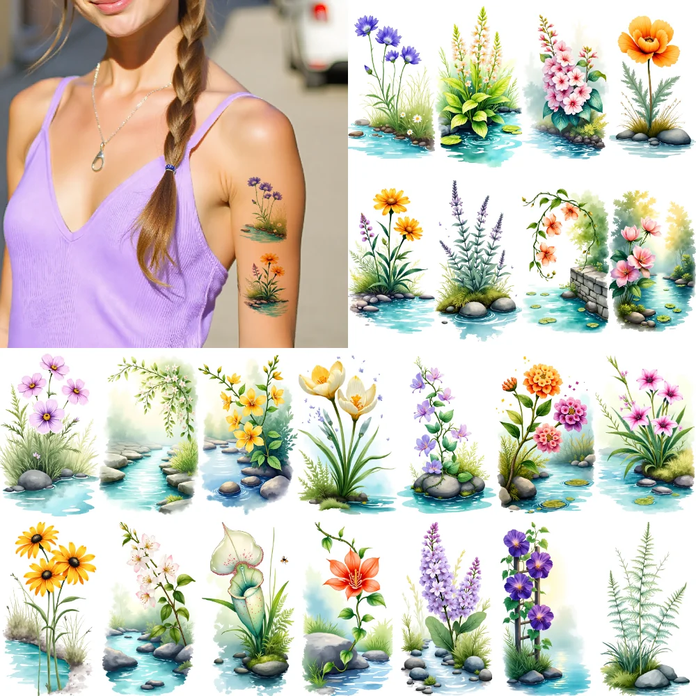 9pcs Temporary Tattoo Nature Stickers Temporary Tattoo Stickers Flower Stickers Watercolor For Arms Girls Ladies
9pcs Temporary Tattoo Nature Stickers Temporary Tattoo Stickers Flower Stickers Watercolor For Arms Girls Ladies