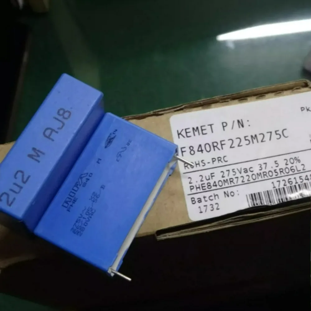 5pcs/lot RIFA PHE840 2.2uf 275vAC 2u2 225 M brand new 38mm film capacitor PHE840MR7220MR05R06L2
5pcs/lot RIFA PHE840 2.2uf 275vAC 2u2 225 M brand new 38mm film capacitor PHE840MR7220MR05R06L2